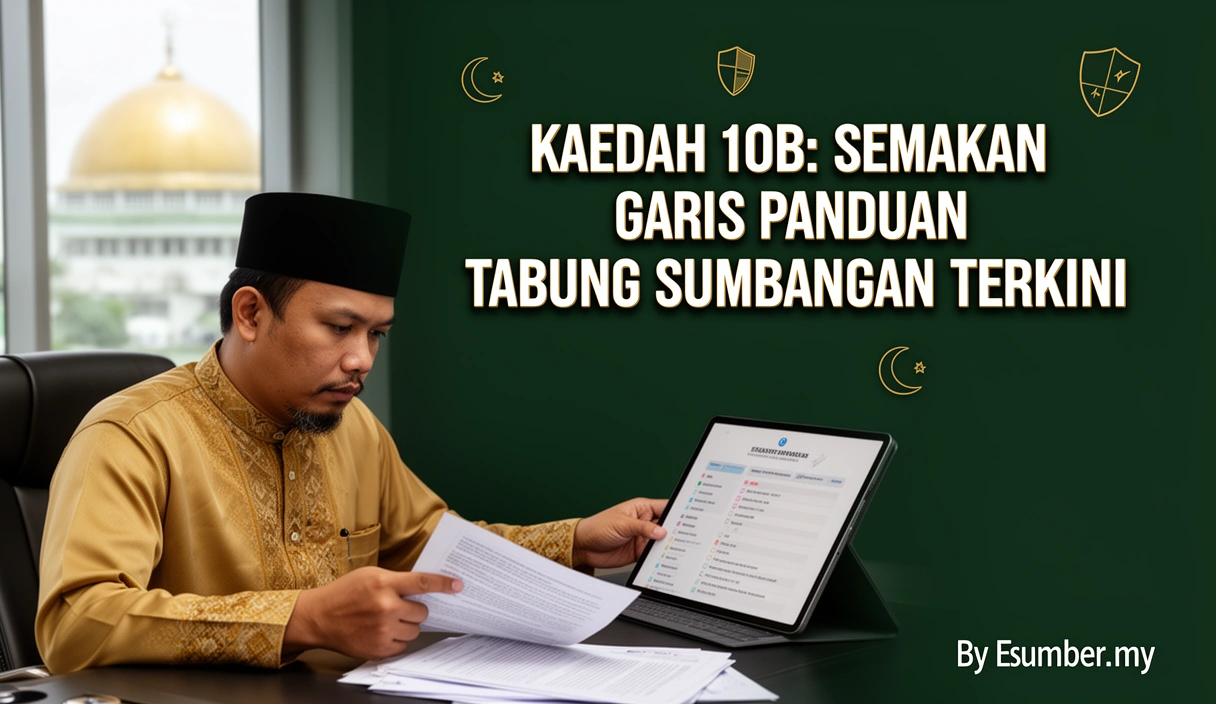 Kaedah 10B: Semakan Garis Panduan Tabung Sumbangan Terkini