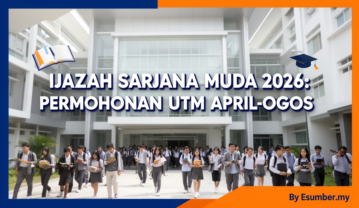 Ijazah Sarjana Muda 2026: Permohonan UTM April-Ogos