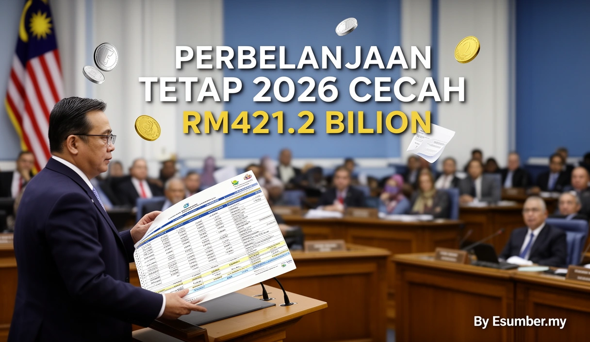 Perbelanjaan Tetap 2026 Cecah RM421.2 Bilion