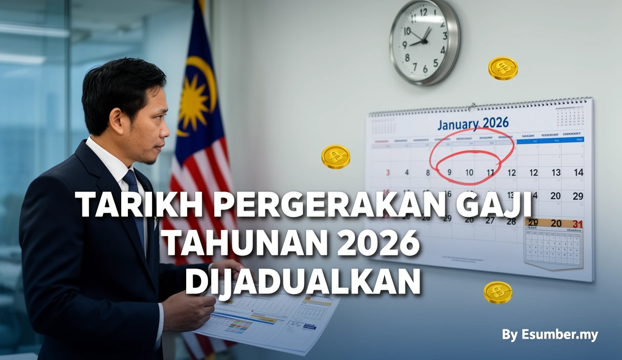 Tarikh Pergerakan Gaji Tahunan 2026 Dijadualkan