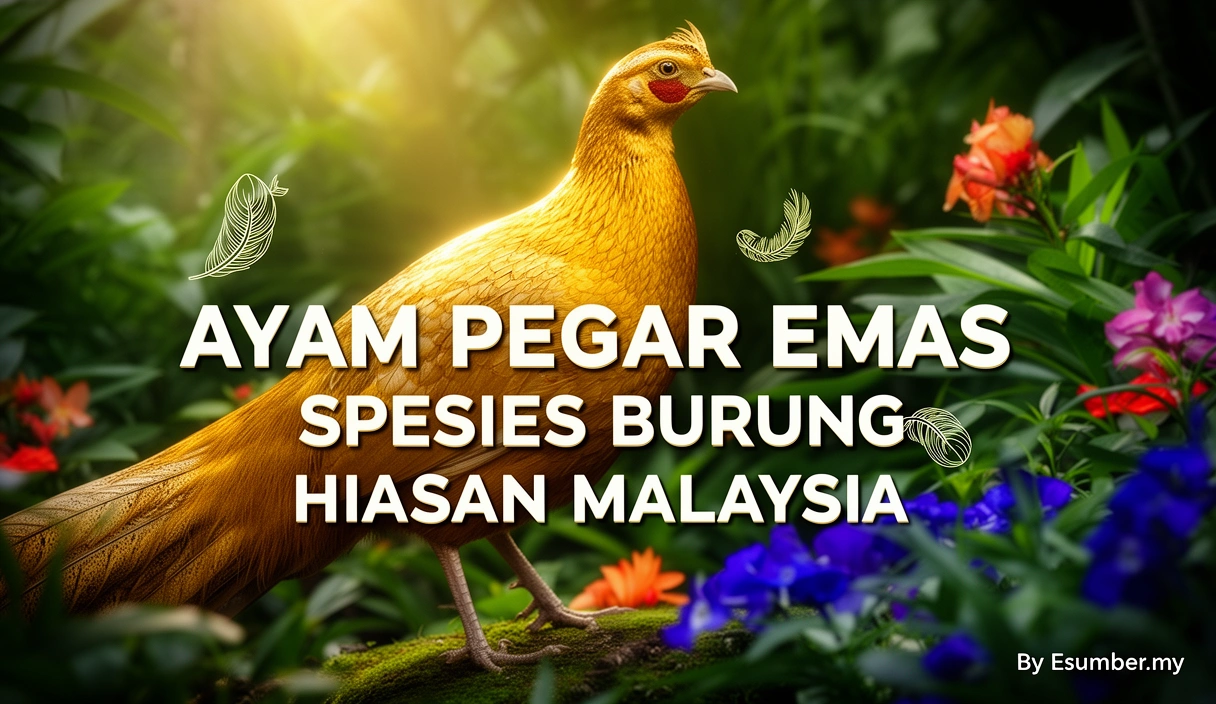 Ayam Pegar Emas Spesies Burung Hiasan Malaysia