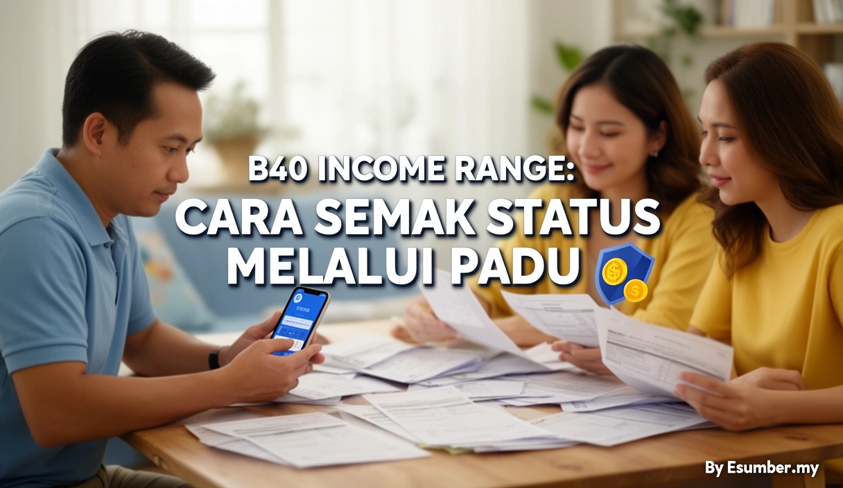 B40 Income Range: Cara Semak Status Melalui PADU