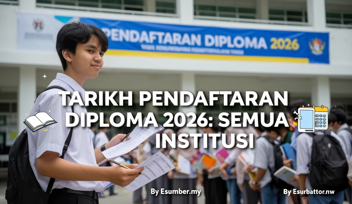 Tarikh Pendaftaran Diploma 2026: Semua Institusi