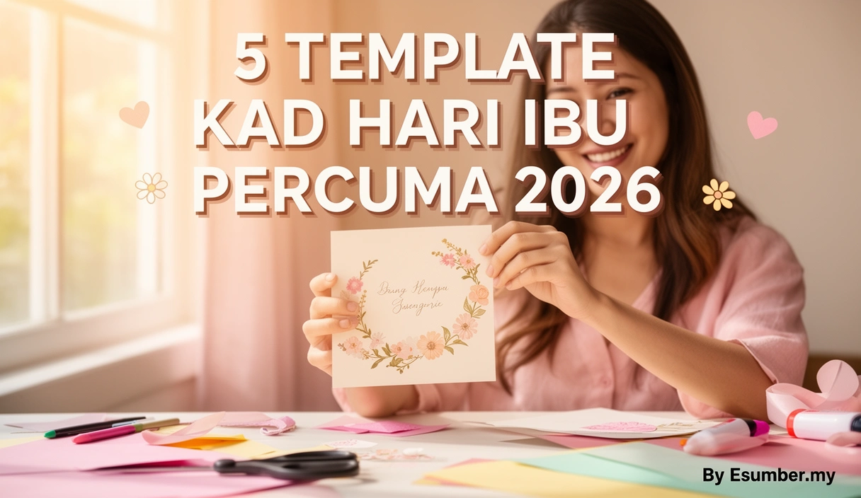 5 Template Kad Hari Ibu Percuma 2026