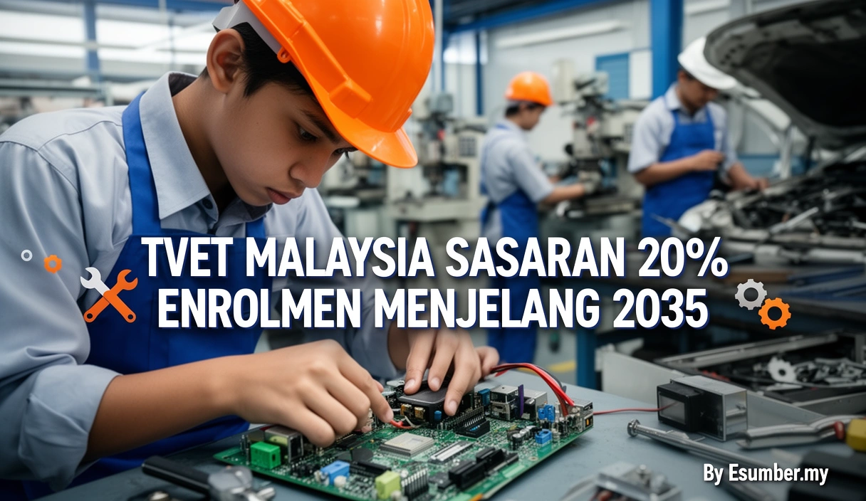 TVET Malaysia Sasaran 20% Enrolmen Menjelang 2035