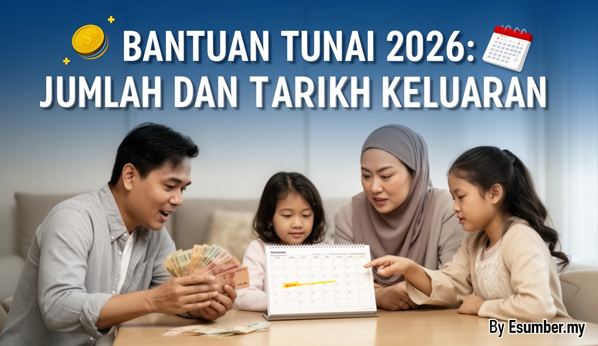 Bantuan Tunai 2026: Jumlah dan Tarikh Keluaran