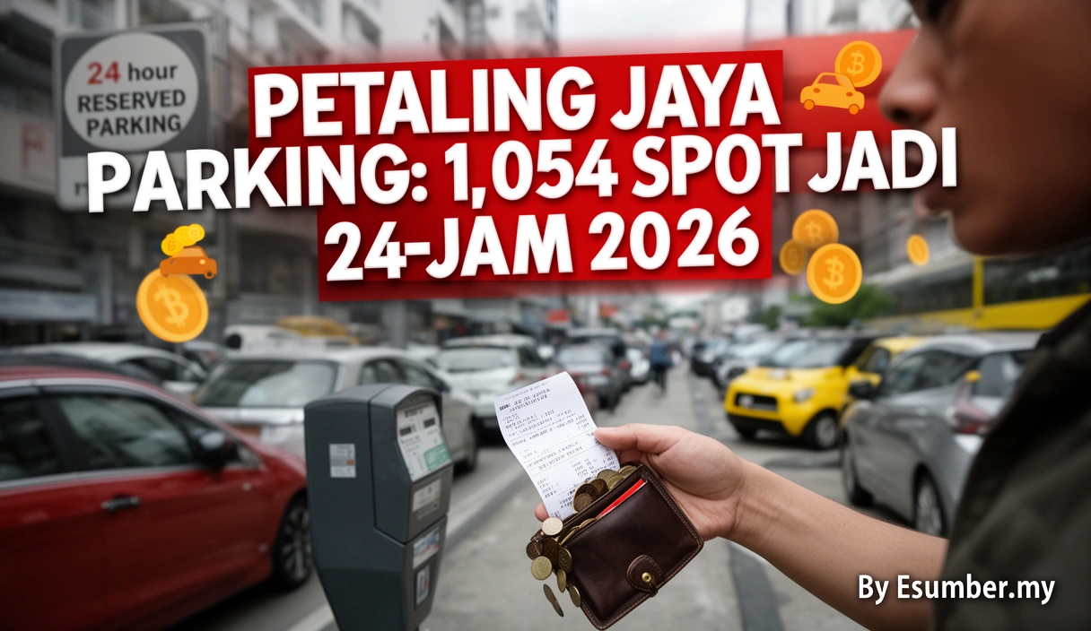 Petaling Jaya Parking: 1,054 Spot Jadi 24-Jam 2026