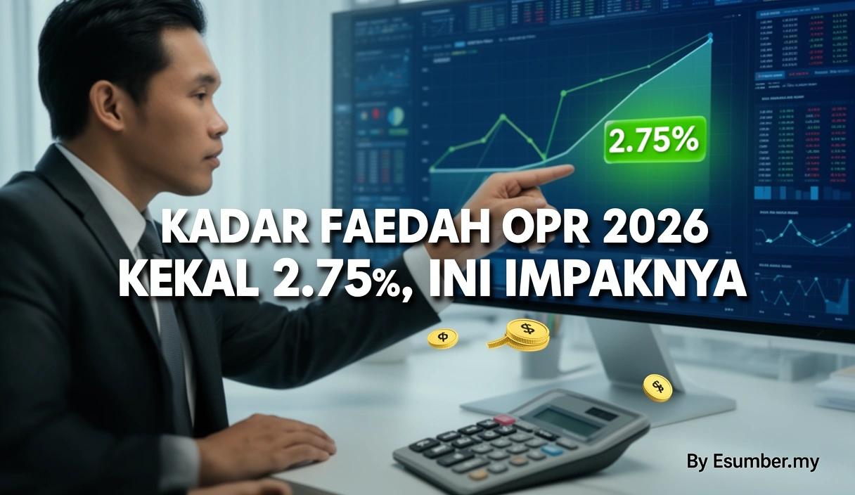 Kadar Faedah OPR 2026 Kekal 2.75%, Ini Impaknya