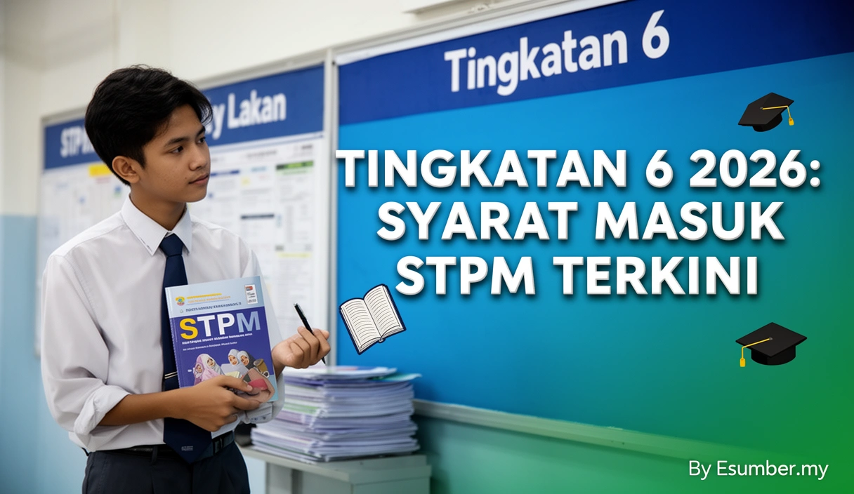 Tingkatan 6 2026: Syarat Masuk STPM Terkini