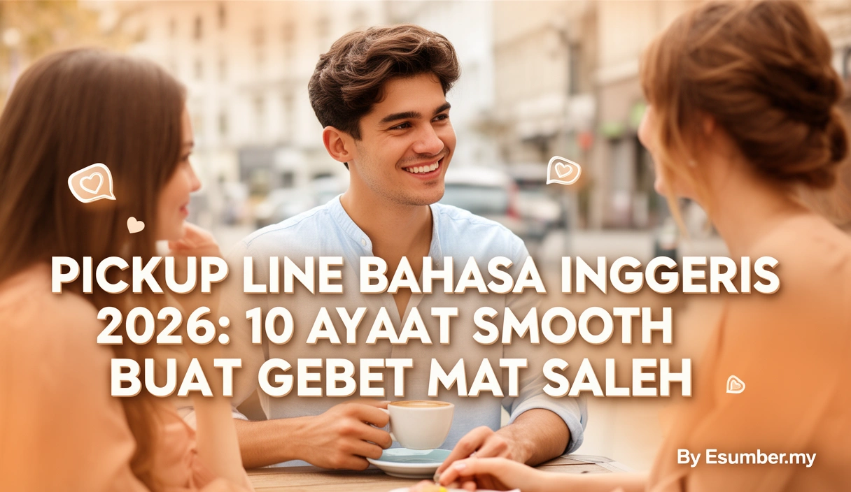 Pickup Line Bahasa Inggeris 2026: 10 Ayat Smooth Buat Gebet Mat Saleh