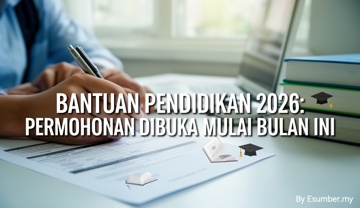Bantuan Pendidikan 2026: Permohonan Dibuka Mulai Bulan Ini