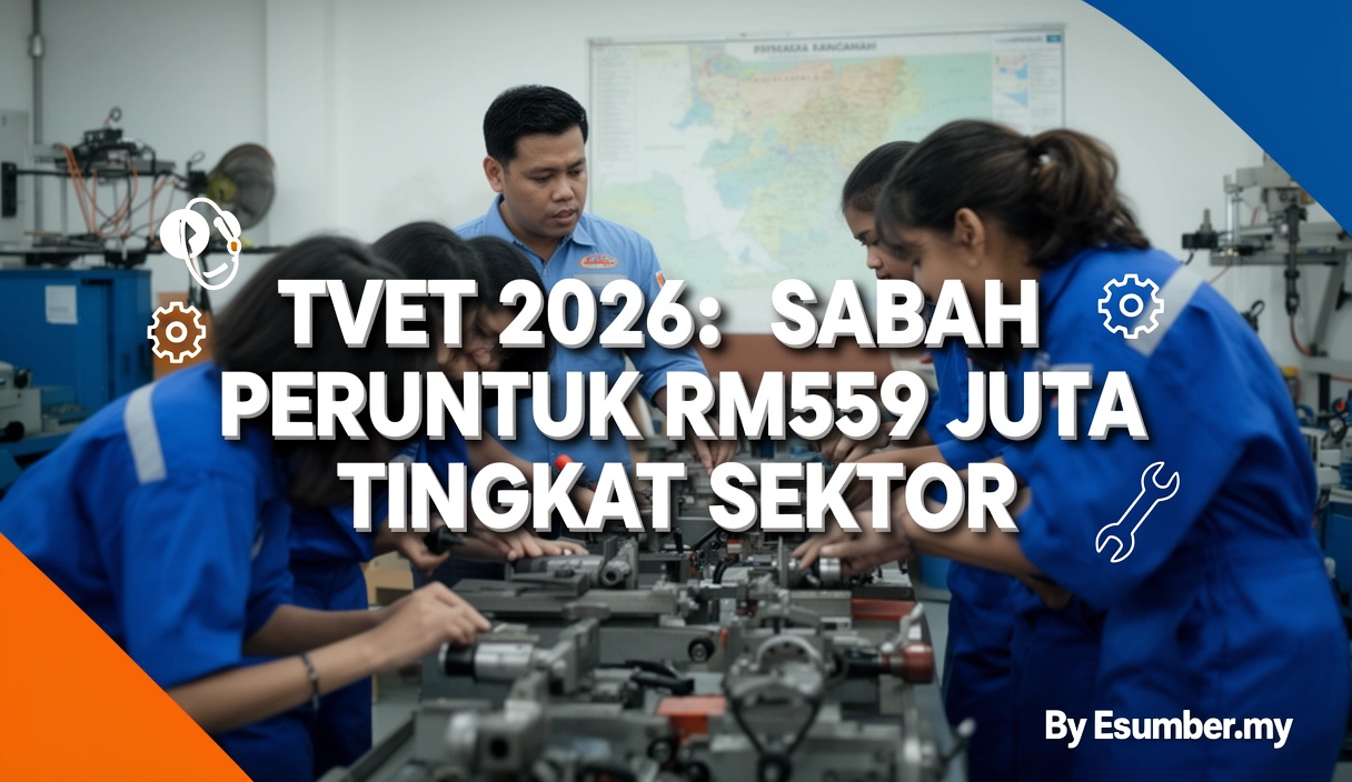 TVET 2026: Sabah Peruntuk RM559 Juta Tingkat Sektor