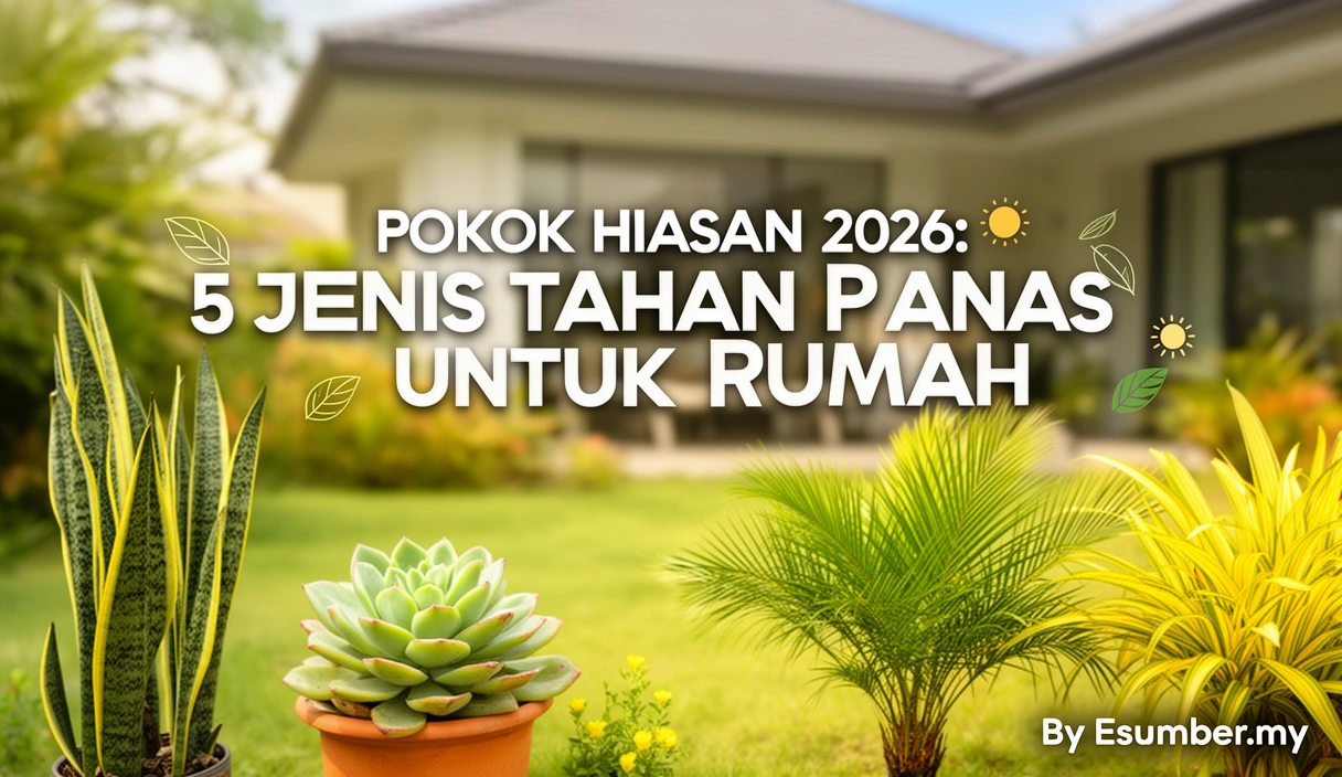 Pokok Hiasan 2026: 5 Jenis Tahan Panas untuk Rumah