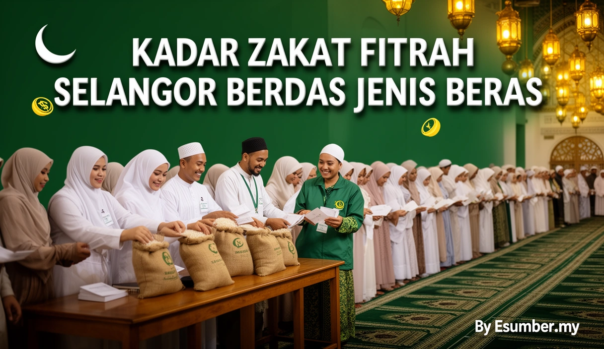 Kadar Zakat Fitrah Selangor Berdas Jenis Beras