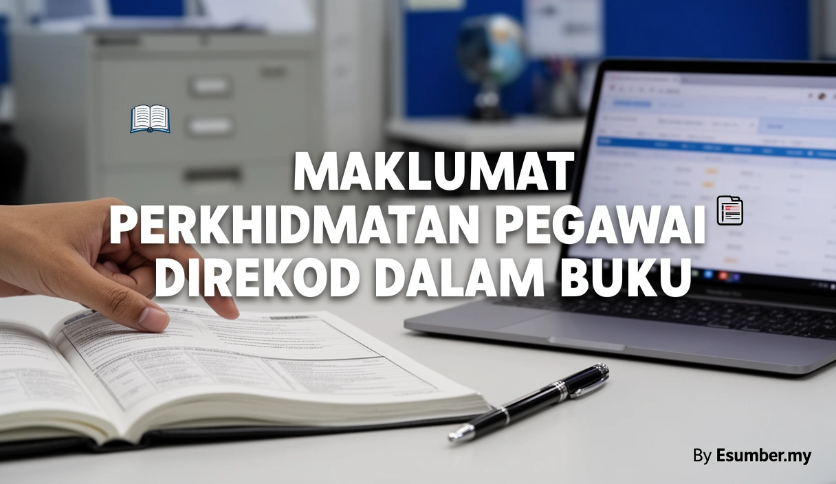 Maklumat Perkhidmatan Pegawai Direkod Dalam Buku