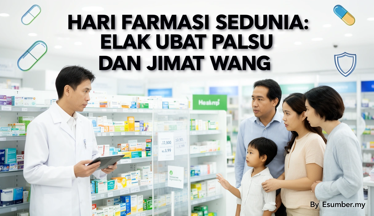 Hari Farmasi Sedunia: Elak Ubat Palsu dan Jimat Wang
