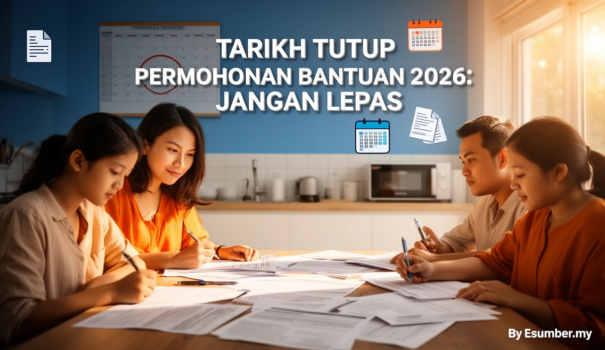 Tarikh Tutup Permohonan Bantuan 2026: Jangan Lepas