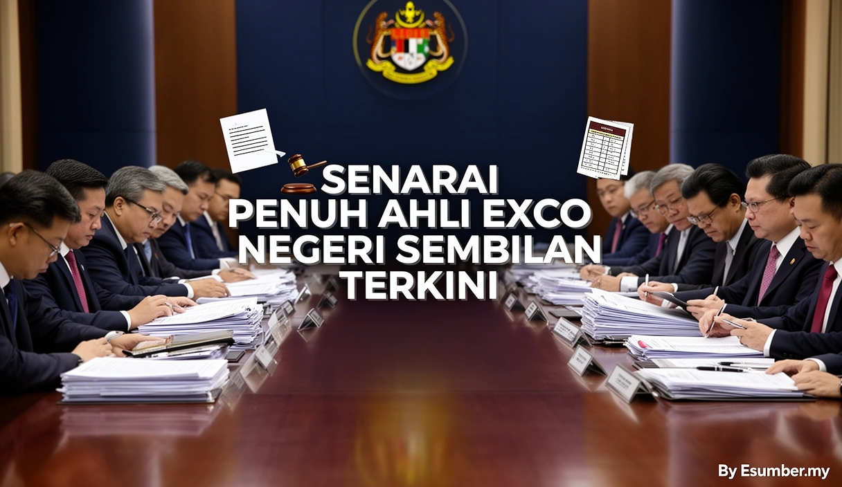 Senarai Penuh Ahli Exco Negeri Sembilan Terkini