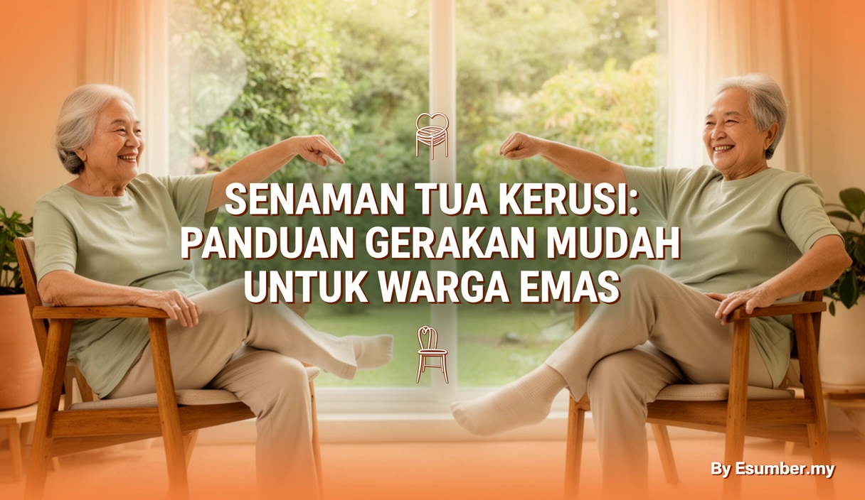 Senaman Tua Kerusi: Panduan Gerakan Mudah Untuk Warga Emas
