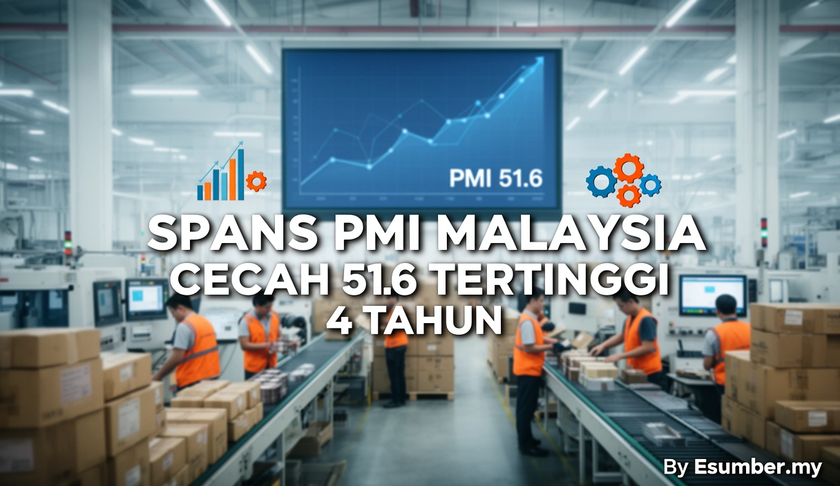 Spans PMI Malaysia Cecah 51.6 Tertinggi 4 Tahun