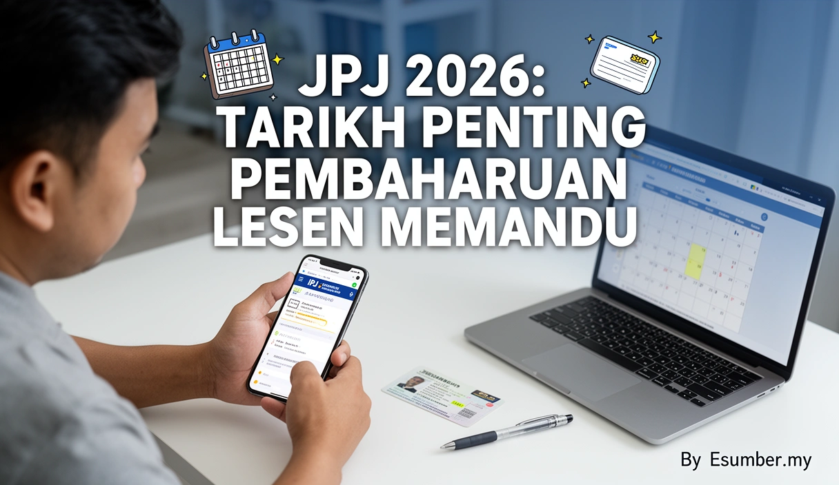 JPJ 2026: Tarikh Penting Pembaharuan Lesen Memandu