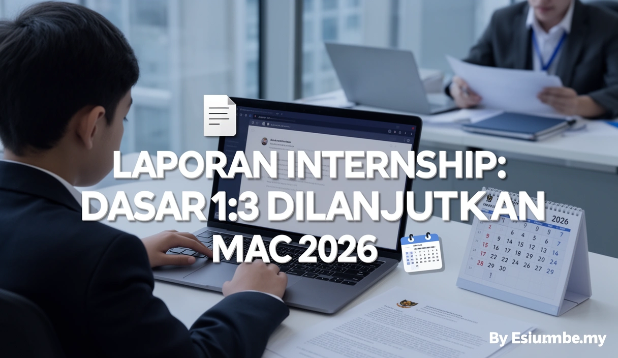 Laporan Internship: Dasar 1:3 Dilanjutkan Mac 2026