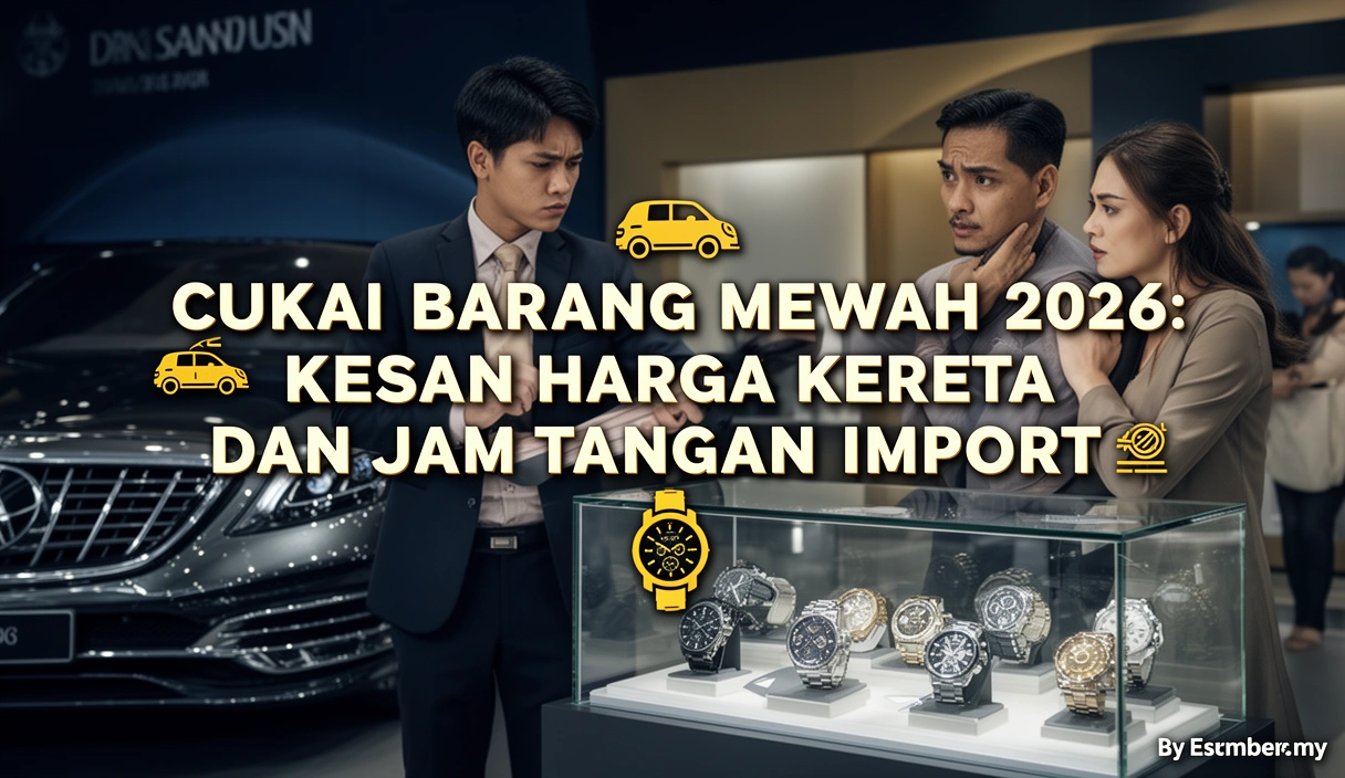 Cukai Barang Mewah 2026: Kesan Harga Kereta dan Jam Tangan Import