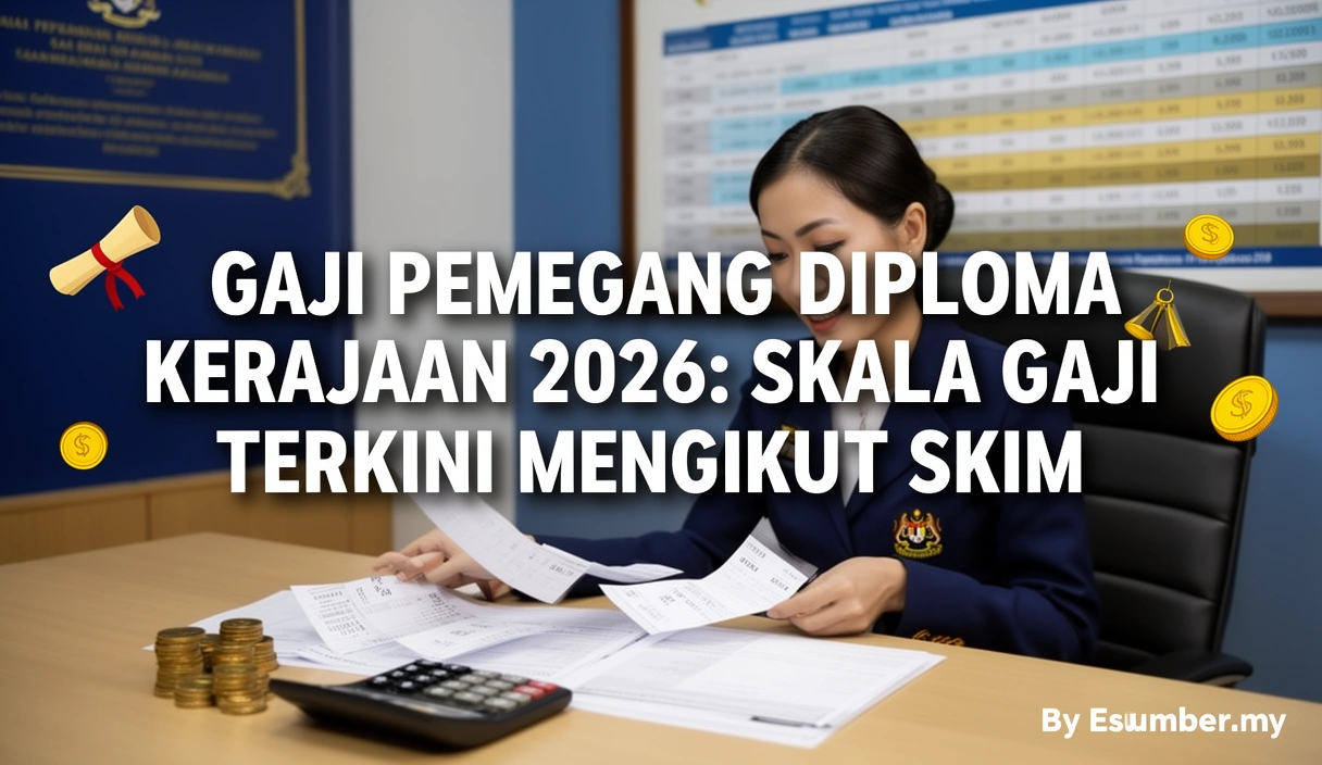 Gaji Pemegang Diploma Kerajaan 2026: Skala Gaji Terkini Mengikut Skim