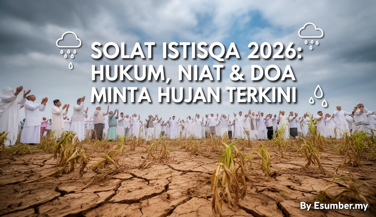 Solat Istisqa 2026: Hukum, Niat & Doa Minta Hujan Terkini