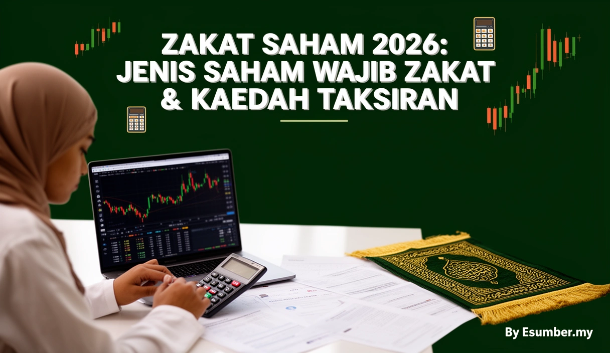 Zakat Saham 2026: Jenis Saham Wajib Zakat & Kaedah Taksiran