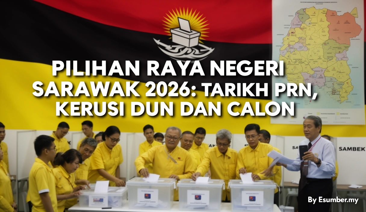 Pilihan Raya Negeri Sarawak 2026: Tarikh PRN, Kerusi DUN dan Calon