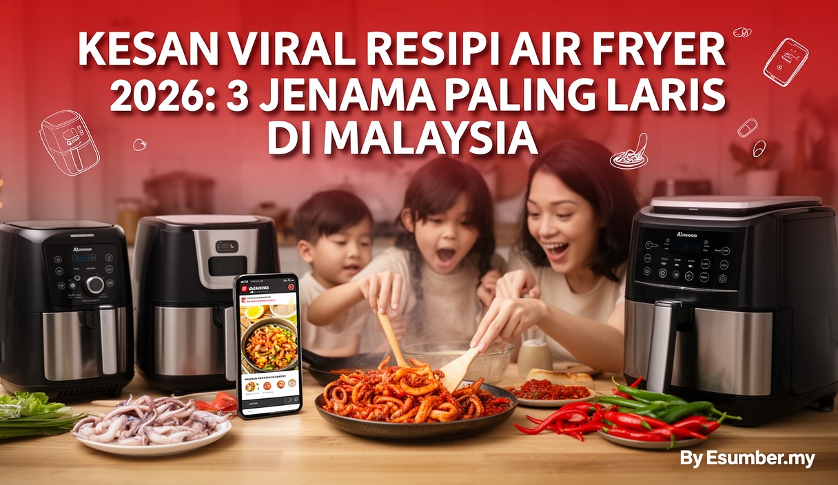 Kesan Viral Resipi Air Fryer 2026: 3 Jenama Paling Laris di Malaysia