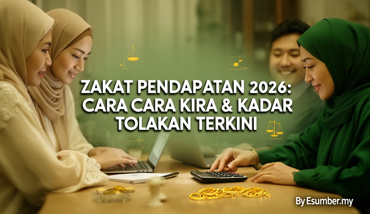 Zakat Pendapatan 2026: Cara Kira & Kadar Tolakan Terkini
