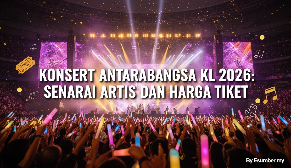 Konsert Antarabangsa KL 2026: Senarai Artis dan Harga Tiket