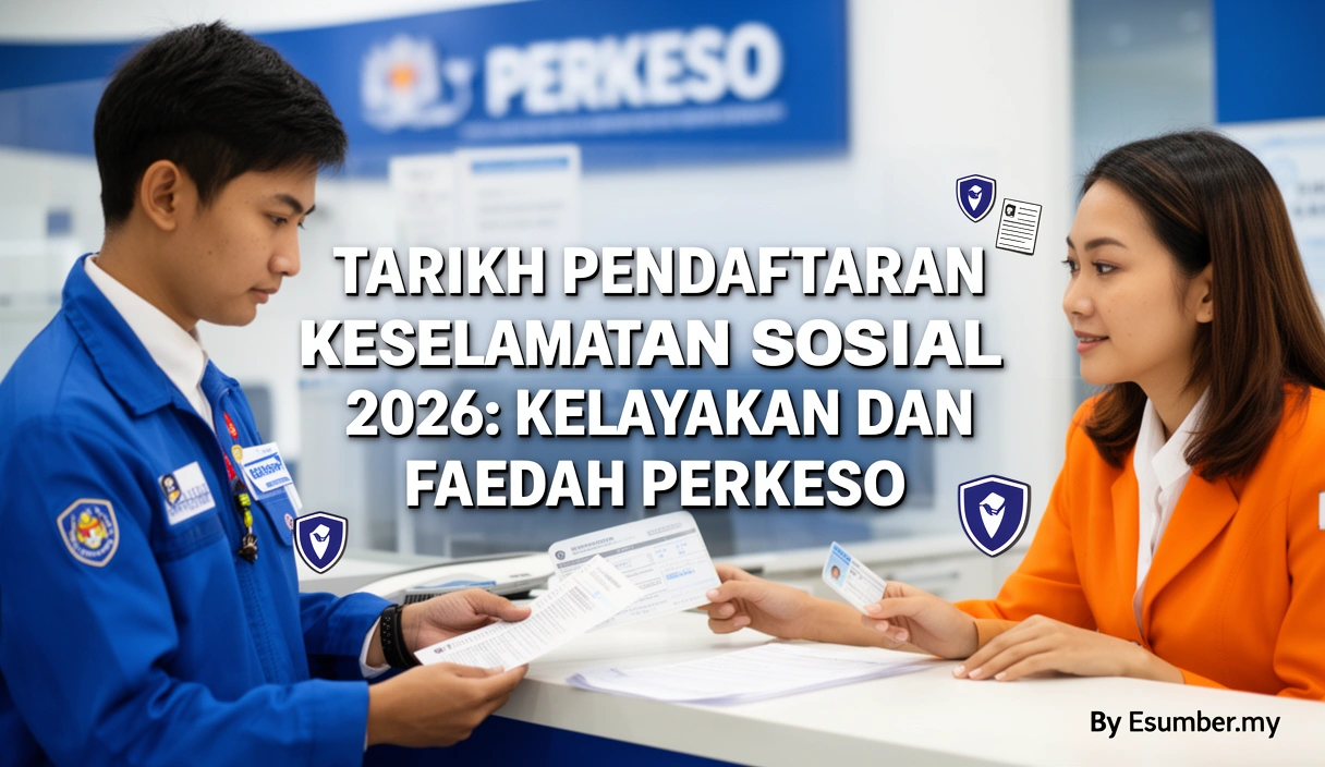 Tarikh Pendaftaran Keselamatan Sosial 2026: Kelayakan dan Faedah PERKESO