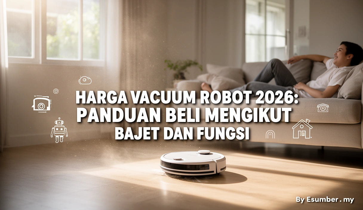 Harga Vacuum Robot 2026: Panduan Beli Mengikut Bajet dan Fungsi