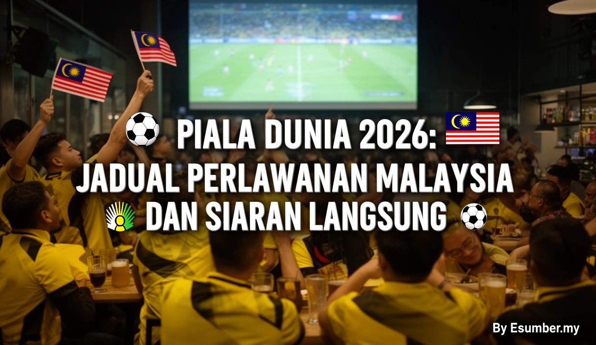 Piala Dunia 2026: Jadual Perlawanan Malaysia dan Siaran Langsung
