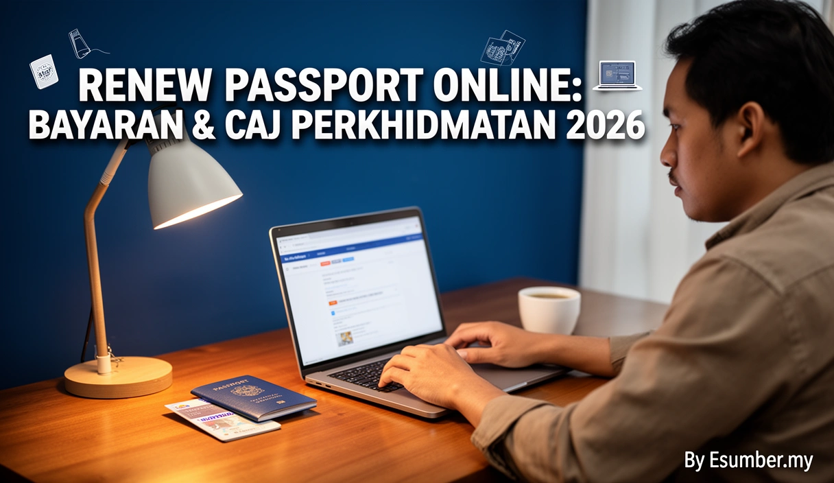 Renew Passport Online: Bayaran & Caj Perkhidmatan 2026