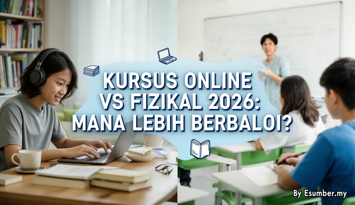 Kursus Online vs Fizikal 2026: Mana Lebih Berbaloi?
