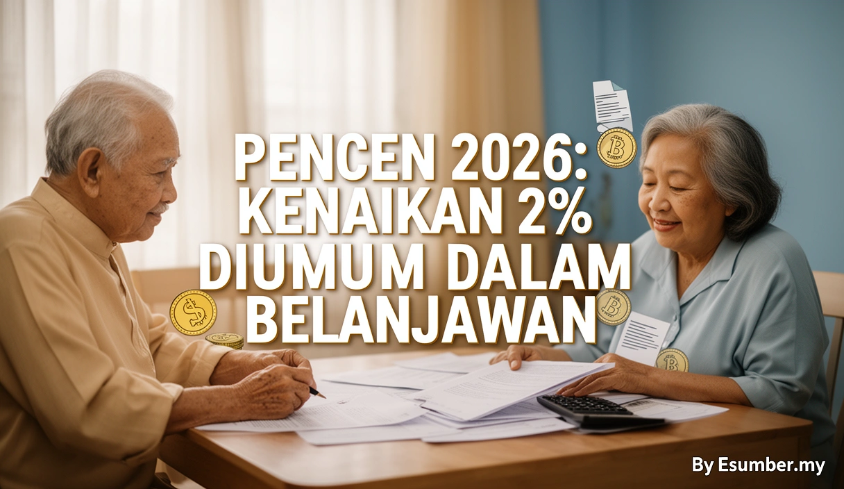 Pencen 2026: Kenaikan 2% Diumum Dalam Belanjawan