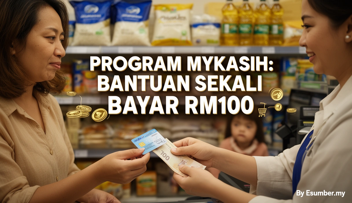 Program MyKasih: Bantuan Sekali Bayar RM100