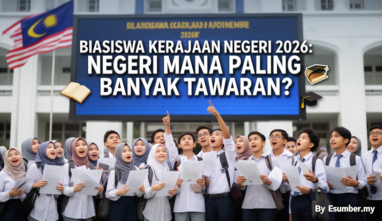 Biasiswa Kerajaan Negeri 2026: Negeri Mana Paling Banyak Tawaran?
