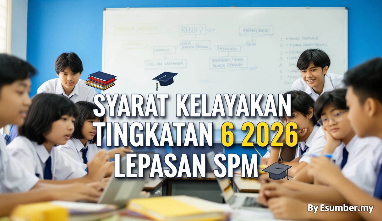 Syarat Kelayakan Tingkatan 6 2026 Lepasan SPM
