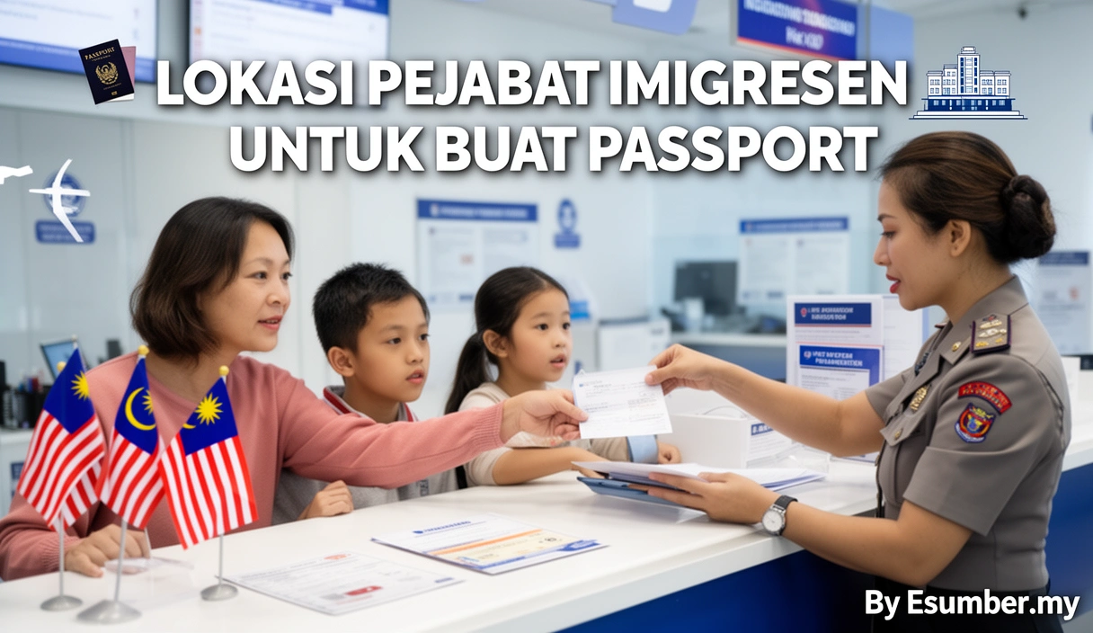 Lokasi Pejabat Imigresen untuk Buat Passport