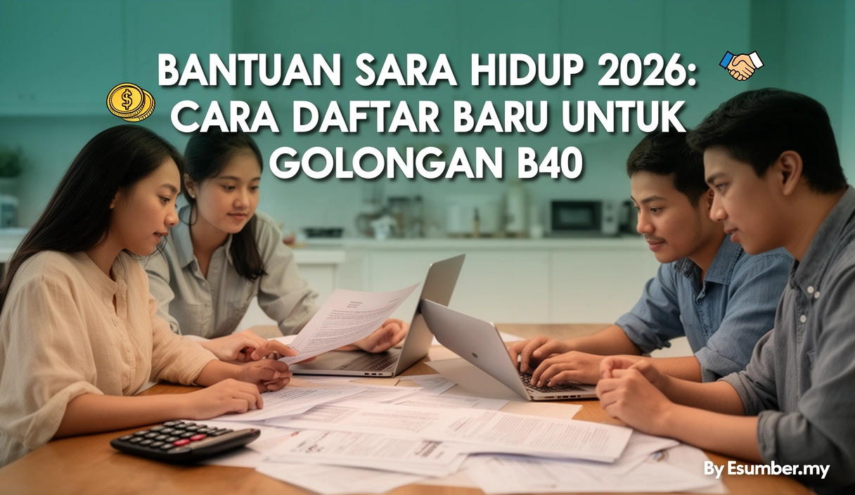 Bantuan Sara Hidup 2026: Cara Daftar Baru untuk Golongan B40