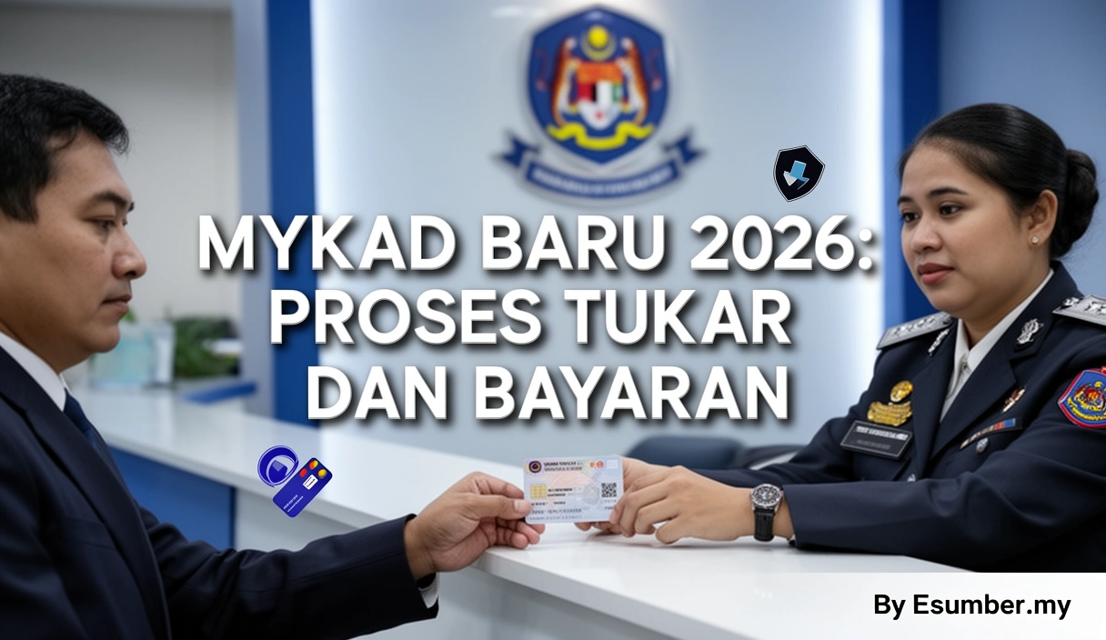 MyKad Baru 2026: Proses Tukar dan Bayaran