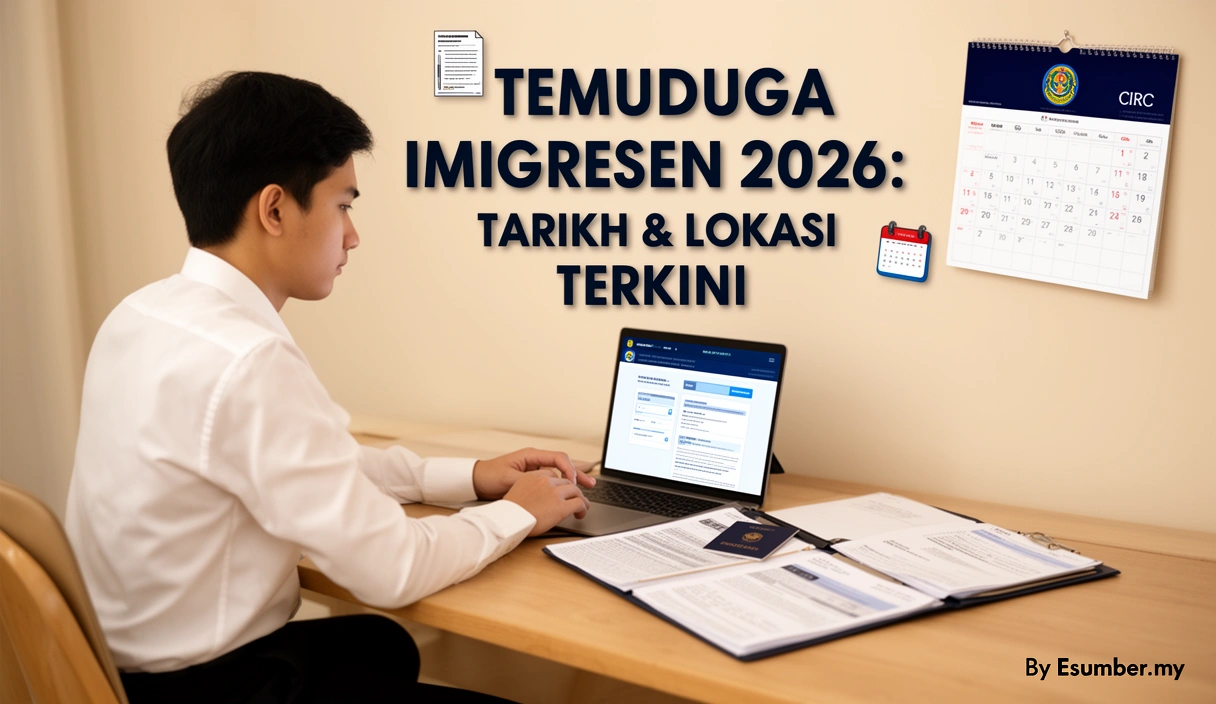 Temuduga Imigresen 2026: Tarikh & Lokasi Terkini
