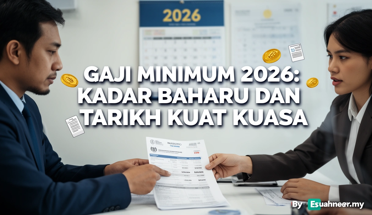 Gaji Minimum 2026: Kadar Baharu dan Tarikh Kuat Kuasa