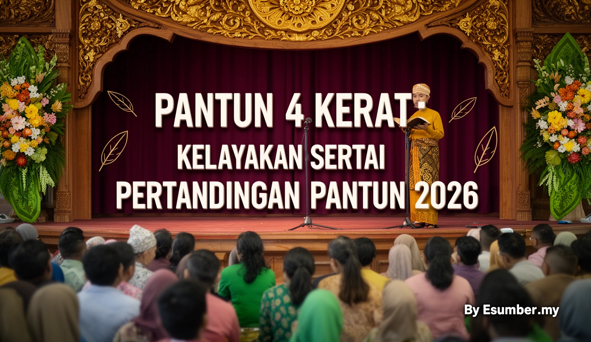 Pantun 4 Kerat: Kelayakan Sertai Pertandingan Pantun 2026