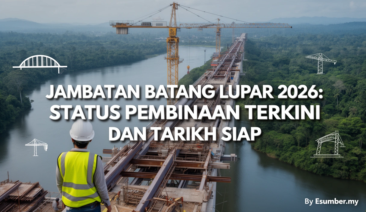Jambatan Batang Lupar 2026: Status Pembinaan Terkini dan Tarikh Siap